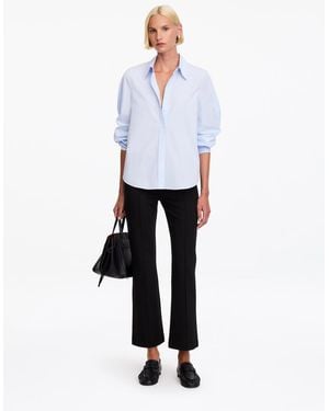 ARKET Verkürzte, Ausgestellte Hose - Weiß