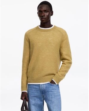 ARKET Gebürsteter Wollpullover - Natur