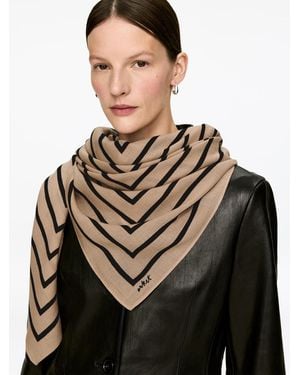 ARKET Printed Scarf - Natural