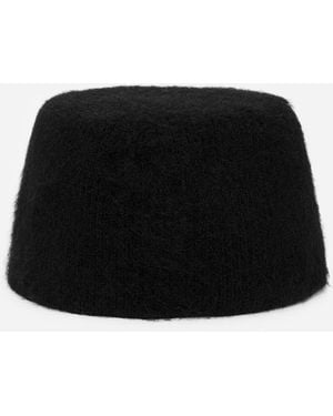 ARKET Alpaca-Wool Blend Hat - Black