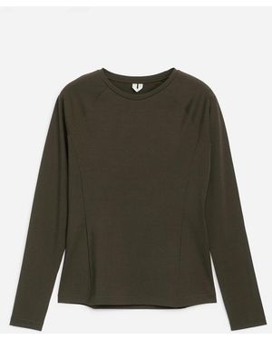 ARKET Active Long-Sleeve Top - Green