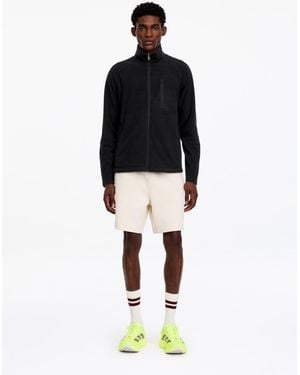 ARKET Active Fleecejacke Mit Gittermuster - Schwarz