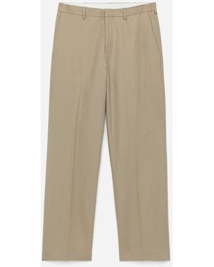 ARKET Linen-Cotton Trousers - Natural