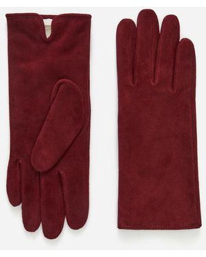 ARKET Suede Gloves - Red