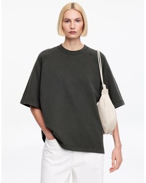 ARKET Short-Sleeve Sweatshirt - Grey