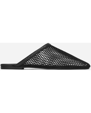 ARKET Fishnet Mules - Black