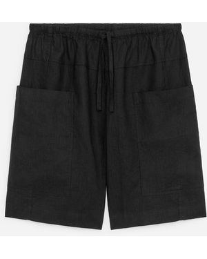 ARKET Linen Shorts - White