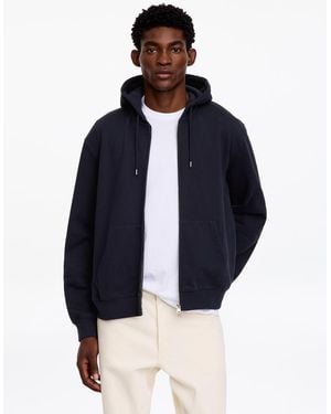 ARKET Relaxed Zip Hoodie - Blue