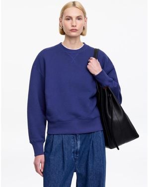 ARKET Relaxed Terry Sweatshirt - Blue