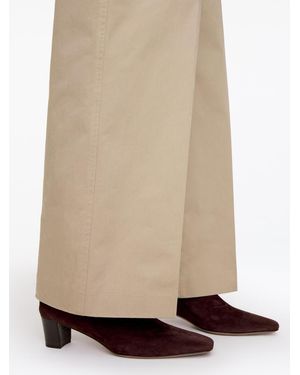 ARKET Suede Ankle Boots - Natural