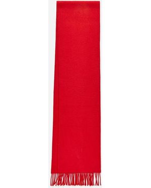 ARKET Wool Scarf - Red