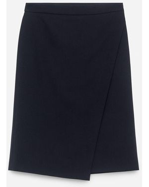 ARKET Wrap Wool Skirt - Blue