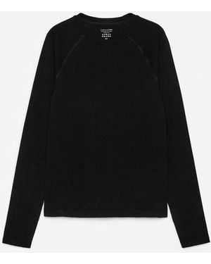 ARKET Seamless Wool-Blend Top - Black