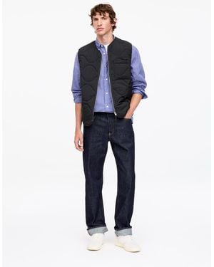 ARKET 2-In-1 Quilted Liner Vest - Black
