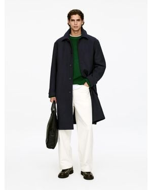 ARKET Doublé Wool-Blend Coat - White