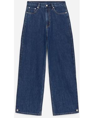 ARKET Curved-Leg Jeans - Blue