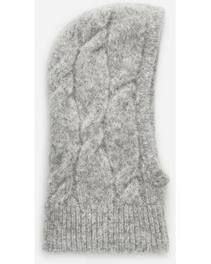 ARKET Alpaca-Blend Fitted Hood - Grey