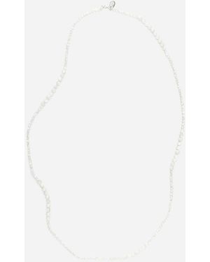ARKET Mother-Of-Pearl Beaded Necklace - Natural