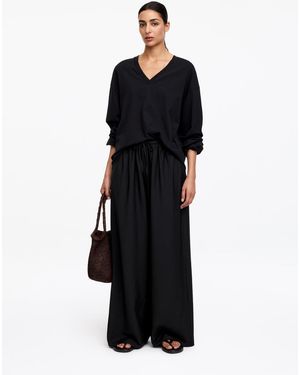 ARKET Wide Trousers - Black