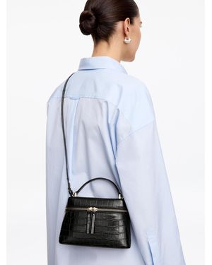 ARKET Leather Crossbody Bag - Black
