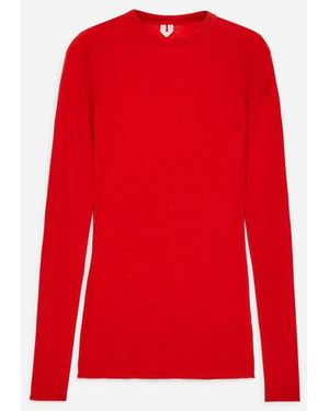 ARKET Long-Sleeved Merino Top - Red