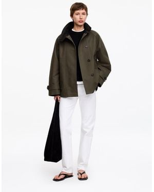 ARKET Relaxed Cotton Jacket - Green