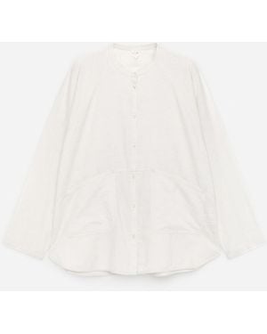 ARKET Cotton-Linen Shirt - White