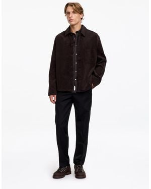 ARKET Needlecord Overshirt - Black
