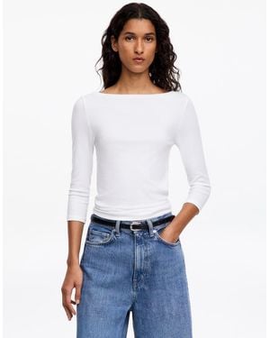ARKET Boat-Neck Top - White