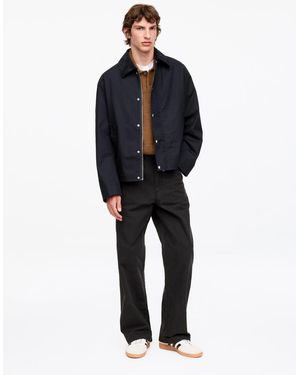ARKET Relaxed Canvas Trousers - Green