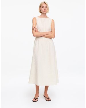 ARKET Seersucker Dress - White