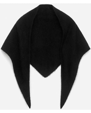 ARKET Alpaca-Wool Blend Scarf - Black