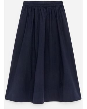 ARKET Midi Cotton Skirt - Blue