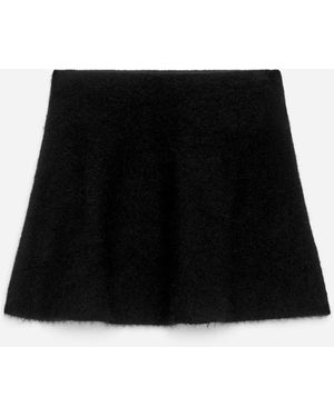 ARKET Alpaca-Wool Blend Skirt - Black