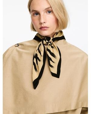 ARKET Printed Silk Scarf - Natural