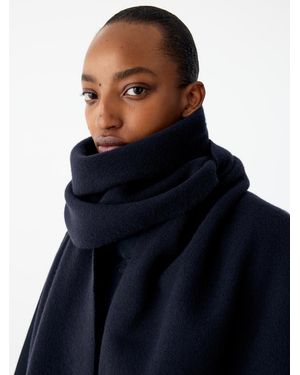 ARKET Oversize Wool Scarf - Blue