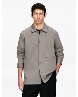 ARKET Jersey Overshirt - Grey