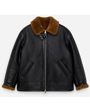 ARKET Shearling Jacket - Black