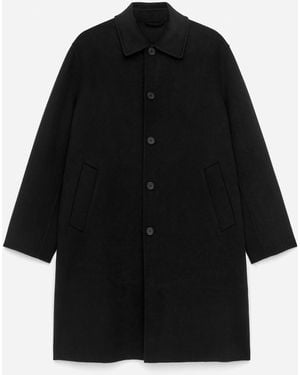 ARKET Double-Face Wool Coat - Black