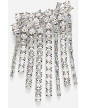 ARKET Rhinestone Brooch - Grey