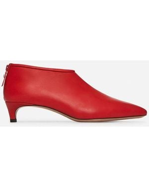 ARKET Leather Boots - Red
