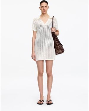 ARKET Crochet Beach Dress - White