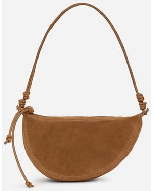 ARKET Suede Crescent Bag - Black