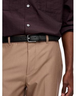 ARKET Leather Belt - White