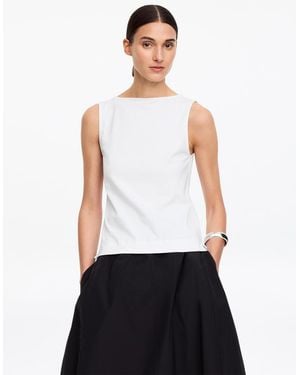 ARKET Boat Neck Tank Top - White