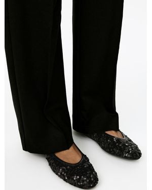 ARKET Ballerina Mit Pailletten - Schwarz