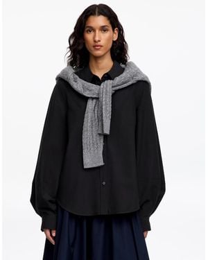 ARKET Pima Cotton Shirt - Black