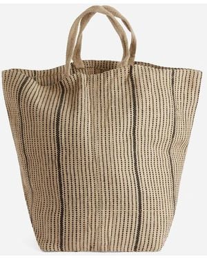 ARKET Large Jute Tote - Natural
