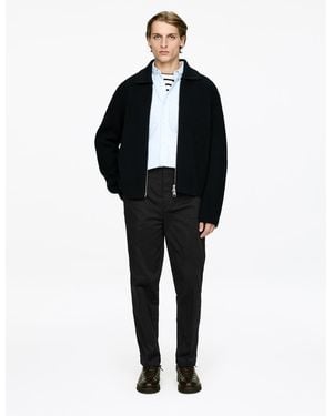 ARKET Loose Fit Cotton Trousers - Black