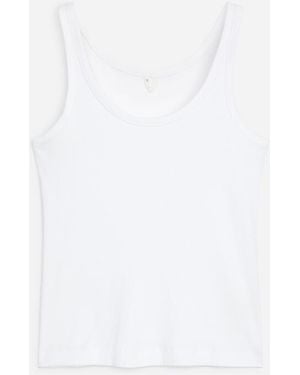 ARKET Rib Tank Top - White